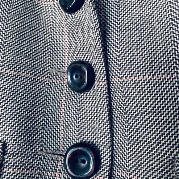 100% WOOL CONRAD C TWEED BLAZER - Picture 4 of 8